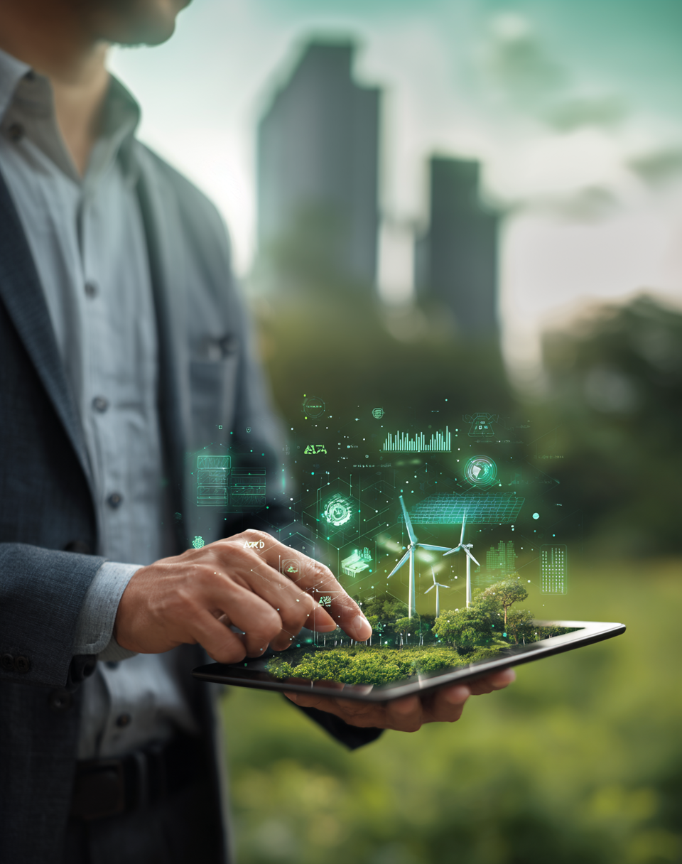 Embodied carbon assessment platform illustration